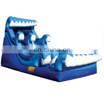 white wave inflatable water slide