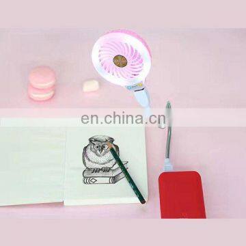 New Beauty Fill Light USB Mini Portable Fan With LED Lamp photo-6
