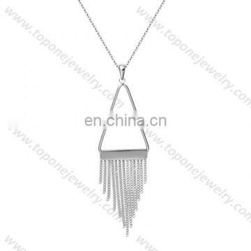 Wholesale tassel jewelry stainless steel necklace 2017 women