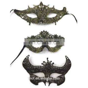 MCH-2374 Wholesale 2017 new product sexy lace veil eye mask funny Cutout Eye Mask Venetian masquerade masks cheap for Halloween