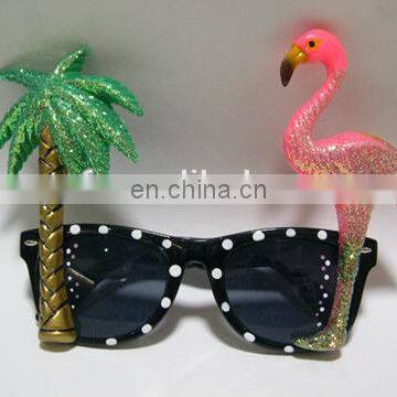 Carnival festival Hawaii style crazy party funny safety eye glasses frame PG-0029