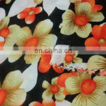 100% spun rayon printed and dyed fabric for women's dress