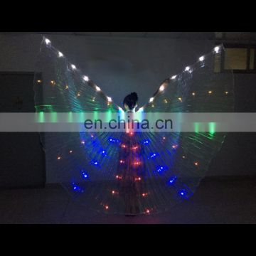 BestDance LED Costumes Isis Wings Belly Dance Rechargeable LED Isis Wings Fancy Light Up Show OEM