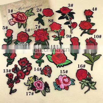 2017 Wholesale Garment Accessories Large Embroidery Sequins Patches Embroidery Hot Fix Applique Iron on Patches Piece photo-4