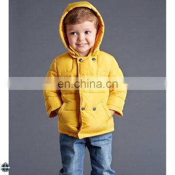 T-BC007 Yellow Winter Jacket French Fashion Cheap Boys Coat