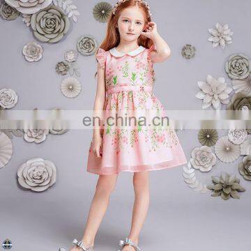 T-GD025 New Summer Lovely Children Age Group Girl Princess Flower Dresses