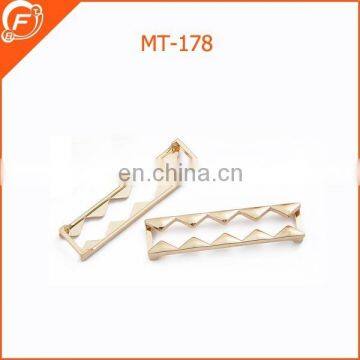 fashion zigzag garment matel trims