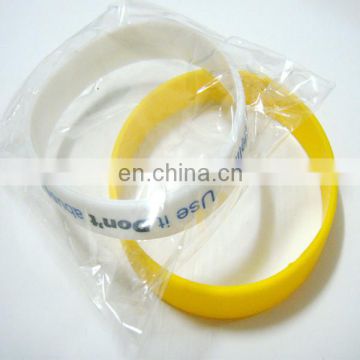 Custom Flexible Silicone Rubber wristbands