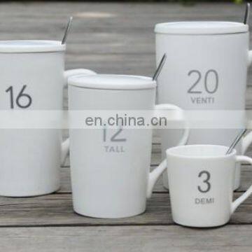Customs Printing White Plain Ceramic Mug photo-3