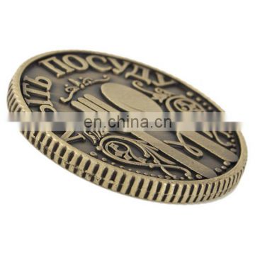 Factory metal decorative logo coins