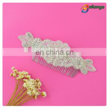 Bailange small MOQ bridal wedding hair comb