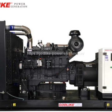 Shanghai Diesel Powered Generator 250kVA/200kw Genset Famous Chinese Brand