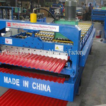 Quality Assured Colored Single Deck Corrugated Roof Board Construction Machinery photo-2