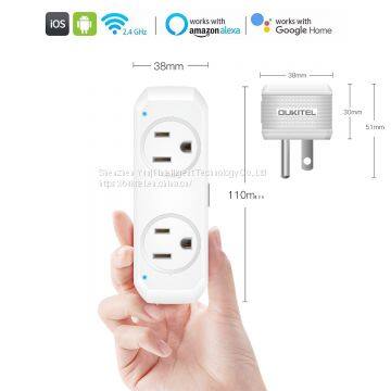 OUKITEL P1 Home Power Api Wholesale Wi-fi USA EU UK 220v 110V-250V Socket Mini Alexa Wifi Smart Plug photo-4