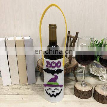 Non Woven Fabric Tote Handbag for Wine With Halloween Holiday photo-2