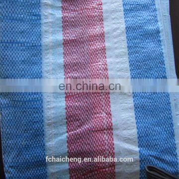 Made-to-order sunshade color stripe polyethylene tarpaulin