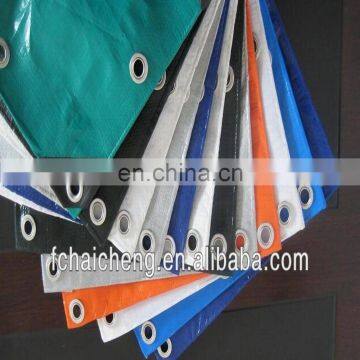 heated welding woven fabric polyethylene tarp used for market stall cover