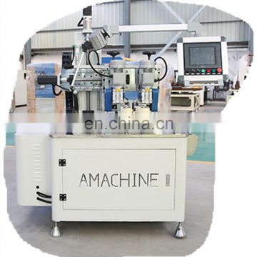 Excellent aluminum profile knurling thermal break machine with strip feeder for window and door