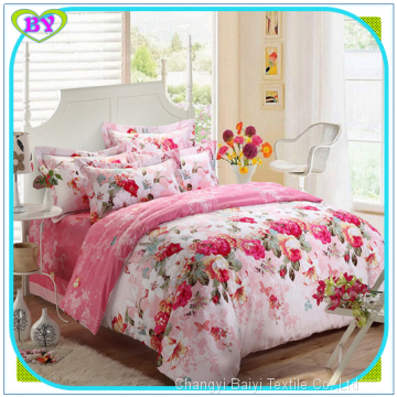 Factory Supply Home Textile Fabric Brushed Soft Bedsheets Polyester Fabric photo-3