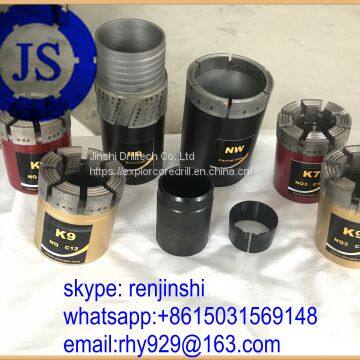 High quality Top sale diamond core drill bits for hard rock mining nq hq nx diamond core bit