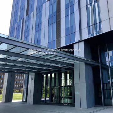 Crystal Automatic Revolving Door Three Wings Automatic Revolving Door
