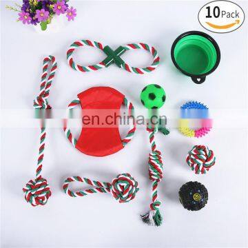 Christmas Gift Interactive Pet Dog Toys Set Wholesale Dog Toy Christmas Rope photo-3