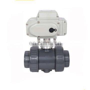 CTB-005 50NM dn50 plastic 2 way 12v 2 inch electric motorized pvc ball valve for pool