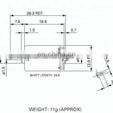 FF-030PA-11155 3V 7200rpm Metal Brushed Motors for Toys and Mini RC Car photo-4