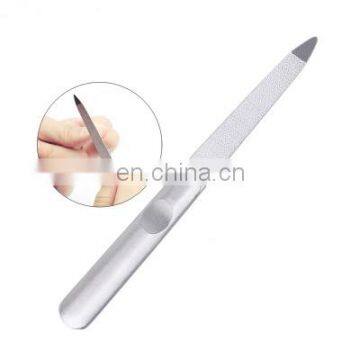 professional custom metal stainless steel nail file with logo