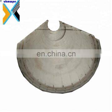 Non-staining Excellent dielectric properties uhmwpe lining dump trailer bed lining sheets for  Bulk material handling
