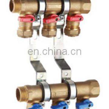 HVAC Heating Manifold Brass Manifold 6 Way Valve Manifold photo-2