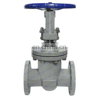 Bundor 4" WCB price Class 150 flanged rising stem gate valve with prices