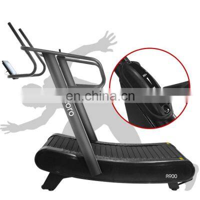 Commercial gym exercise sets strong body energy saving Self generate Running Machine best price Curved treadmill & air runner