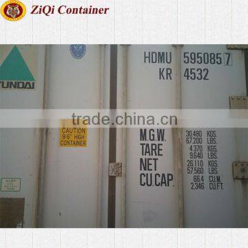 Used 40ft Reefer container for sale from China