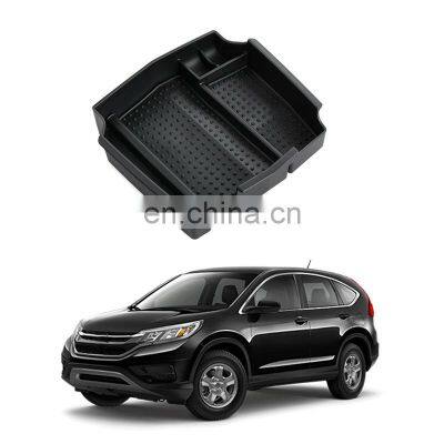 Interior Accessories Parts Silicone Armrest Rest Storage Box Center Control Console Organizer Tray For Honda C-rv 2012-2016