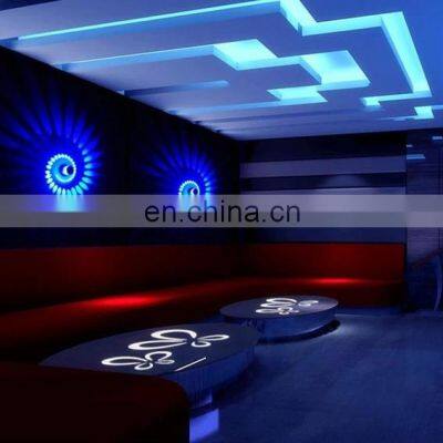 Modern Swirl LED Ceiling Lamp Colorful Mounted Lamp With Remote