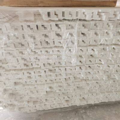 Manufacture Directly Poplar Wood Shutter Composites Components/ Paulownia Real Wood Shutter Components photo-4