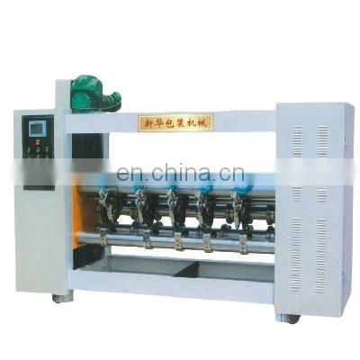 Thin blade slotter machine for carton corrugated box electric ddjust slitter scorer