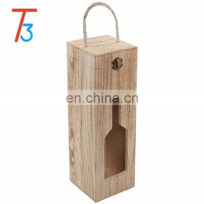 Акционный ручной деревянный винный ящик из клёна на две бутылки photo-3