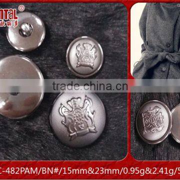 Hot sale ABS plating button manufacturer for women's coat