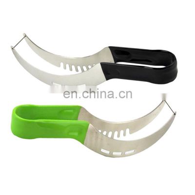 Best Quality Plastic Coated Handle Stainless Steel Watermelon Slicer