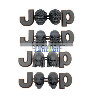 Sanfu JL1138 3D J ee p sticker Suitable for all car models Hulk, Iron-blooded Warrior, Warrior, Venom, Default Delivery Hulk