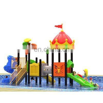 Kids funnny summer play land plastic swimming pool slide outdoor water slide park children outdoor playground equipment