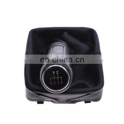 Car 5/6 speed New design gear shift knob boot cover for VW Polo 9N 9N2 with low price MT