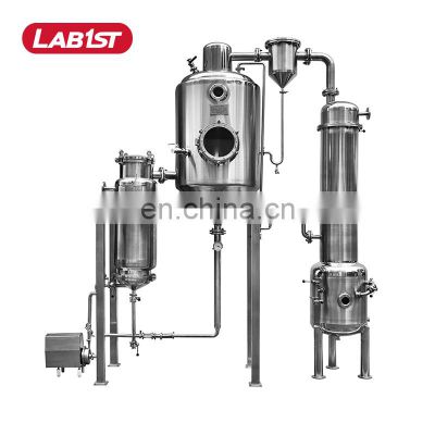 200L/h Rising film evaporator Ethanol recovery