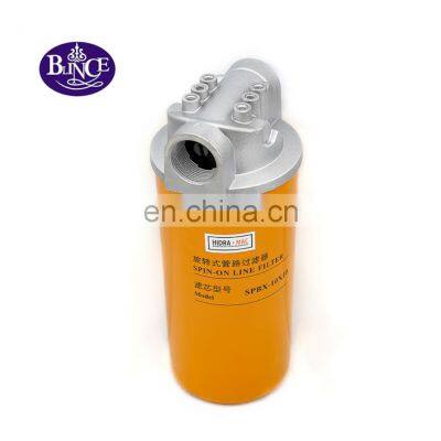 SP Series Hydraulic Spin On Production Line Engine Spare Parts Oil Filter