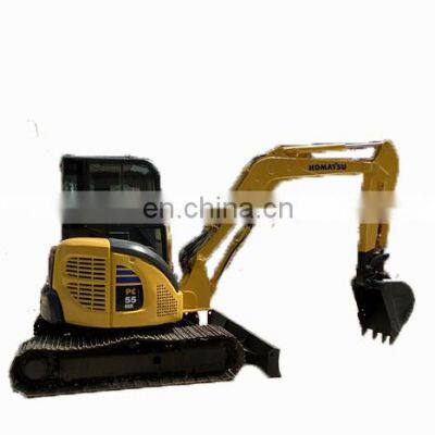 Used Komatsu pc55 hydraulic excavator , Japan komatsu mini backhoe , komatsu pc35 pc40 pc55 pc60 for sale