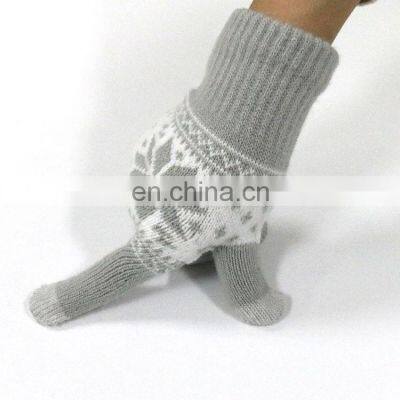 Winter Warm Knitted Gloves Cycling Outdoor Soft Touch Screen Gloves for Smartphone photo-3