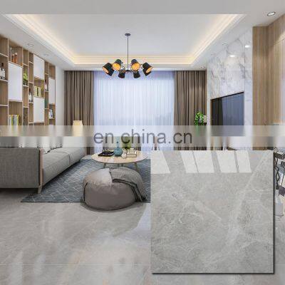 Building material thick porcelain light grey floor tile