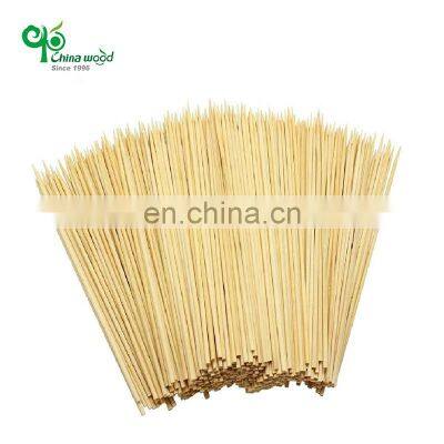 Direct Factory Supplied Bamboo Skewers BBQ Skewers Disposable Skewer 40 cm Stick photo-5
